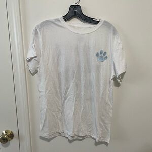 Freeze graphic tee with dog prints - size XL